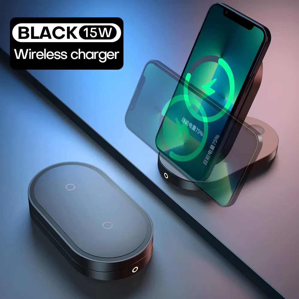 top selling products 2021 Wireless Charger 15W Fast Charging Station 3 in 1 for Apple iWatch AirPods Pro mobile charger