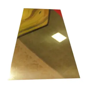 板材金色高反射率升华铝A4定制Logo促销礼品镀膜Dc发光二极管铝板
