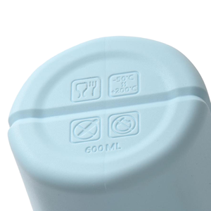 Botella de agua deportiva de silicona, 600ml, a prueba de fugas, portátil, anticaída, resistente a altas temperaturas, plegable, taza de agua de calidad alimentaria - Product Image 6