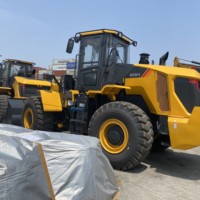 Chargeuse sur pneus mini neuve de 5 tonnes de marque chinoise CLG856H avec godet de 3 m³ et moteur diesel, roulements et engrenages inclus, à vendre