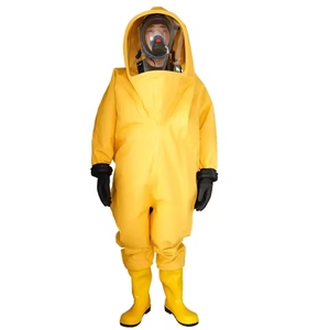 緊急救助核生物学的化学スーツのためのPVCガスタイト化学保護スーツ - Product Image 6