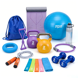 Promotional <b>Gift</b> Set Custom Sport Items Logo Jump Rope Hand-muscle Developer Gym <b>Bags</b> for Club Nd Yoga Giveaways - Product Image 1