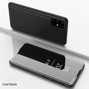 Fundas de teléfono con espejo galvanizado para Samsung Galaxy S23 <span class=keywords><strong>S22</strong></span>, nuevas llegadas, soporte de Vista transparente - Product Image 6