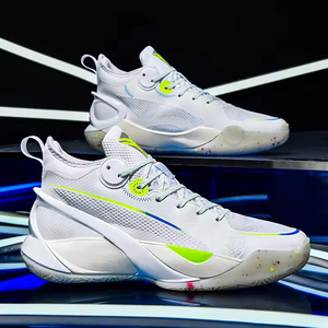Zapatos de Baloncesto Transpirables de Alta Calidad para Hombre, Estilo Juvenil, para Deportes al Aire Libre, Casuales y Cómodos - Product Image 1