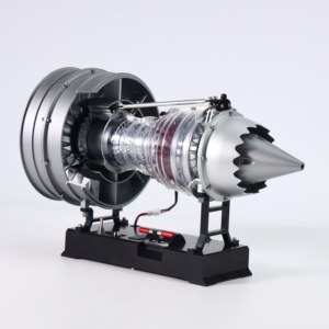 Motore Turbofan Civile Interamente in Metallo, Assemblato e Funzionante, Regalo Decorativo DM121, Cina Continentale 14+ - Product Image 1