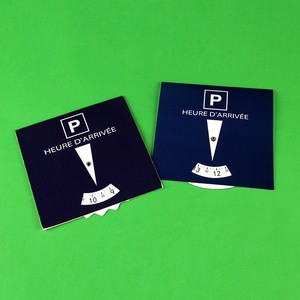 Disque de chronométrage de stationnement automobile en papier et plastique personnalisé Danemark pour la promotion client - Product Image 5