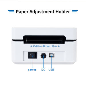Impresora Térmica Xprinter <span class=keywords><strong>XP</strong></span>-D361B de 3 Pulgadas con USB y Bluetooth para Oficina, Impresora Térmica de Códigos de Barras de Escritorio - Product Image 4