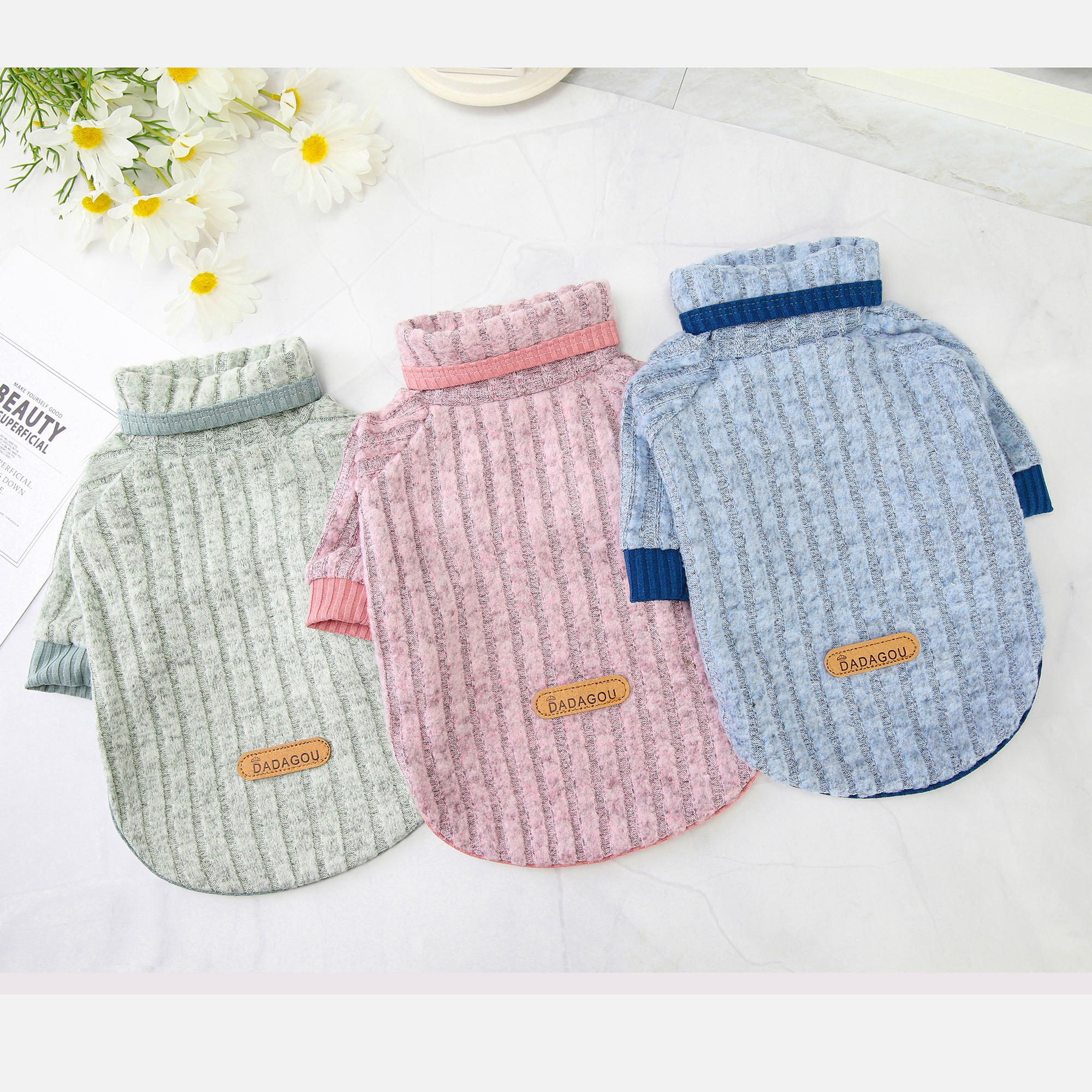Wholesale Adjustable OEM Dropshiping Casual Dog Chest Vest Pet Apparel Pet T-Shirt Cooling Sweater For Pet Dog