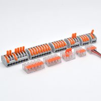 Connecteur de bornes électriques compact en gros d'usine KV222-414-250V 32A pour épissure de fils 28~14AWG Contact 0.015