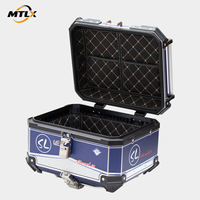 Boîte à bagages arrière pour moto en alliage d'aluminium imperméable de 36 L, fabrication directe en Chine, grande quantité, approvisionnement en gros pour les importateurs mondiaux de motos