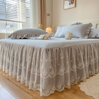 Ensemble de housse de couette 3 pièces toutes saisons, style princesse minimaliste et luxueux, personnalisable, 100% polyester, motif sans fin