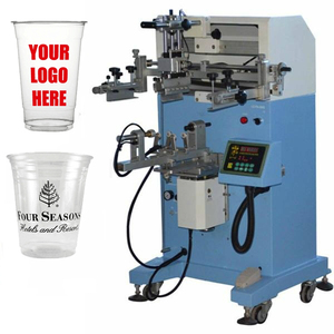 Automatic Good Selling Cylinder Semi-Automatic Coffer <strong>Cup</strong> Screen Printer Silk Screen Printing <strong>Machine</strong> For Plastic Paper Tea <strong>Cup</strong> - Product Image 1