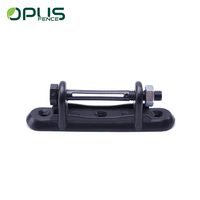 Aislante de Cinta de Material PP Negro Modelo JYZ024 para Cercas Eléctricas Agrícolas, Compatible con Cintas de hasta 55 mm