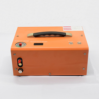 Kompresor Angin Pcp, 4500Psi Kipas Bebas Minyak, Pendingin 12V DC atau 110V AC Kompresor Mati Otomatis Pompa Pcp