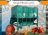 Batteuse à tambour à haute efficacité pour fruits de palme capacités de modèles divers avec composants de base équipement de cuisson de boîte de vitesses de moteur