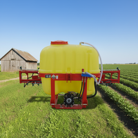 Pulvérisateur agricole à flèche pour tracteur, pour rizières et champs à distance, avec alimentation par prise de force (PTO)