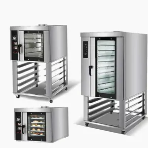 10 Tray Bakery Equipment Rotary Fan Hornos Elctrico Usados Panaderia Pizza Convection Bakery Oven Pizza Gravity Convection Oven