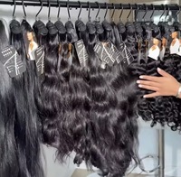 Paquete de Cabello Humano Rizado Birmano 100% Sin Procesar, Tejido Rápido 3c4a, Ondulado Birmano con Punta Rizada en Espiral, Extensiones de Cabello Humano Real