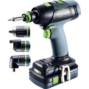 Festool สว่านไร้สาย18V 577609-T 18 + 3 HPC 4.0 I-set-EAN ตัวขับแรงกระแทก4014549414736และสว่านไร้สาย - Product Image 1
