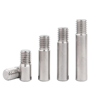 Perni Cilindrici Scanalati M2 M3 M4 M5 M6 <span class=keywords><strong>M8</strong></span> M10 in <span class=keywords><strong>Acciaio</strong></span> Inox 304, Bulloni a Passo, Viti con Filettatura Esterna, Perni di Posizionamento - Product Image 3