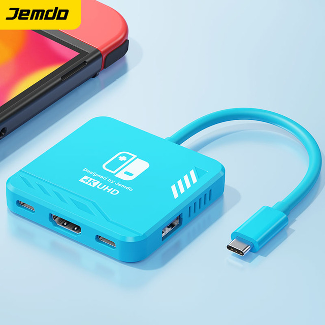 Jemdo Portable 5-in-1 Plastic Capture Base Acquisition Card /Steam Deck 1080P 4K Loop Dual Device Live Streaming Fast