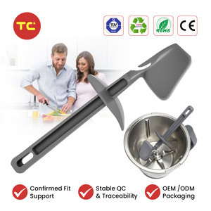 Espátula, Raspador y Varilla Mezcladora Compatible con <span class=keywords><strong>Thermomix</strong></span> TM31 TM5 TM6, Accesorio para Procesador <span class=keywords><strong>de</strong></span> Alimentos y Licuadora - Product Image 1