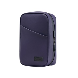 SENYU PU 豪华防水拉链大号旅行收纳袋，适用于充电器、商务办公存储 - Product Image 6