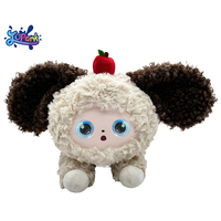JOPARK AI Chat en peluche en position couchée avec écran LED, adorable poupée avec dialogue IA, jouet en peluche pour enfants, cadeaux