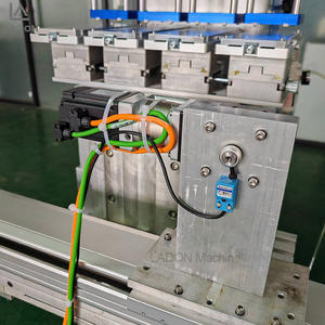 Máquina de impresión de almohadilla Servo de alta velocidad Tampon Impresora de almohadilla automática semiautomática de 4 colores para copa de vino Tapa de botella de perfume Cono de taza - Product Image 2