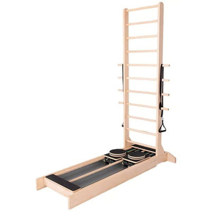 <span class=keywords><strong>Cama</strong></span> de Yoga para Entrenamiento de Estiramiento con Doble Riel Deslizante para <span class=keywords><strong>Pilates</strong></span> y Fitness - Product Image 1