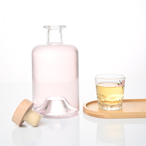 Bán buôn 375ml 500ml <span class=keywords><strong>750ml</strong></span> thủy tinh trong suốt Chai Rượu Whisky biểu tượng tùy chỉnh nước giải khát <span class=keywords><strong>woozy</strong></span> chai với nắp - Product Image 2
