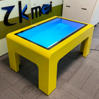 Table Tactile Intelligente Numérique Android Verte 32 Pouces, Personnalisation Professionnelle, Écran LCD Étanchéité Intérieur pour Jardin d'Enfants et Jeux pour Enfants