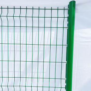 Màu xanh lá cây Vinyl tráng 868 đôi dây an toàn hàng rào Hàn lưới dễ dàng để lắp ráp trang trại theo dõi hàng rào Swinging cổng hàng rào bài viết - Product Image 2