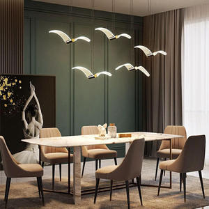 Lámpara de Araña Nórdica de Lujo de Acrílico y Hierro, Lámpara Colgante para Vestíbulo de Hotel, Lámpara Colgante Seagull, Lámpara de Techo para Comedor - Product Image 2