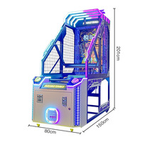 Machine de jeu de basket-ball à pièces, machine de tir au basket-ball intelligente, jeu de basket-ball de rue, planche de jeu amusante et divertissante