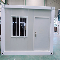 Conteneur modulaire en acier préfabriqué de 20 pieds, respirant, carré, détachable, en bois, de conception traditionnelle, pour usage bureautique