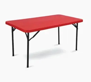 Muebles plegables portátiles de plástico HDPE, máquina de moldeado por soplado para el hogar, café, <span class=keywords><strong>camping</strong></span>, picnic, boda, Color Rojo - Product Image 5