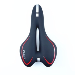 Selle de vélo confortable et imperméable <span class=keywords><strong>en</strong></span> acier noir 3D avec ventilation <span class=keywords><strong>en</strong></span> <span class=keywords><strong>gel</strong></span>, 28 x 16 cm, pour VTT et vélo de route - Vente <span class=keywords><strong>en</strong></span> gros 2026 - Product Image 2