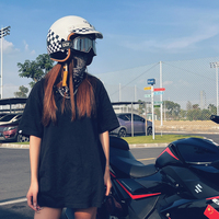Casque de moto rétro demi-face en ABS certifié DOT - Prix de gros usine personnalisable OEM/ODM