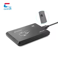 Lecteur de carte à puce d'interface USB Portable 13.56mhz Lecteurs de carte RFID NFC sans contact Writer