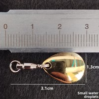 Leurre Vivant Scintillant Type Grenouille VIB avec Feuille Réfléchissante Modifiée Sans Hameçons pour la Pêche à la Truite en Rivière et en Lac – Accessoires de Pêche