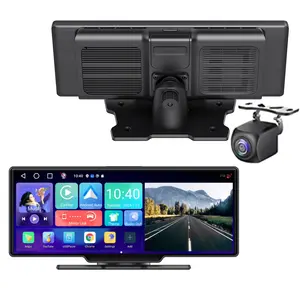 10.26 Inch Touch Screen Dash Cam 1080P Rear View Camera Dashboard 5G WIFI BT FM Carplay Android Auto