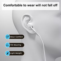 Écouteurs filaires universels 3,5 mm avec microphone, écouteurs Type-C, appels mains libres, subwoofer, écouteurs musicaux ergonomiques et confortables