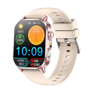Nuovo Smartwatch ET571 <span class=keywords><strong>con</strong></span> Chiamate <span class=keywords><strong>Bluetooth</strong></span>, Impermeabile, Monitoraggio Frequenza Cardiaca, Pressione Sanguigna e Ossigeno nel Sangue - Product Image 4