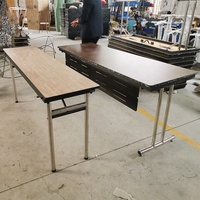 Profesional de alta calidad reunión uso plegable de acero inoxidable IBM deflector de tabla para la venta
