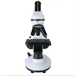 2023 Hot-Sale Professional Microscope Lens Laboratory 10x 100x 400X Optical Plastic Children's Biological Microscope