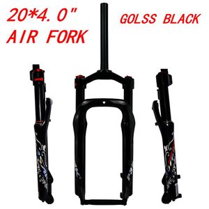 Tuyết MTB núi 20inch xe đạp ngã ba chất béo xe đạp ngã ba không khí khí Khóa hệ thống treo dĩa hợp kim magiê cho 4.0 "lốp 135 Mét - Product Image 5