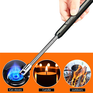 Briquet électrique Rechargeable coupe-vent, Arc de Camping, pour barbecue, <span class=keywords><strong>bougie</strong></span> de mariage, avec cou Flexible et crochet de suspension - Product Image 1