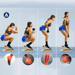 Attrezzatura Professionale per Terapia, Tavola Inclinata Regolabile in Legno Portatile per Massaggio Gambe, Piedi e Stretching Polpacci - Product Image 5