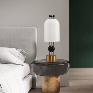 Modern Minimalist Bedside Table Lamp E27 Round Design For Living Room Bedroom Decor - Product Image 1